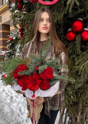 Букет Зимний румянец