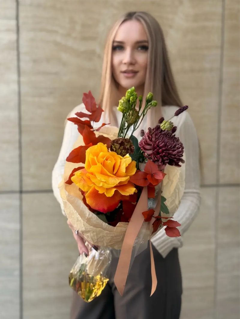 Букет Пламенный закат