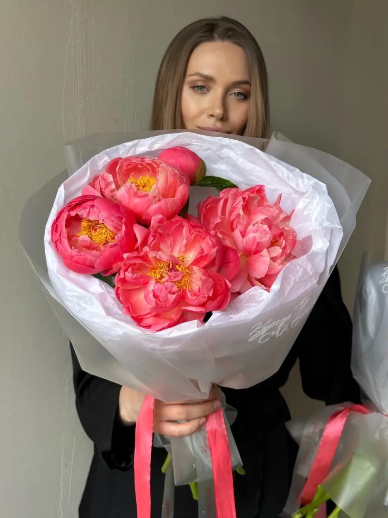 Букет Коралловый шарм