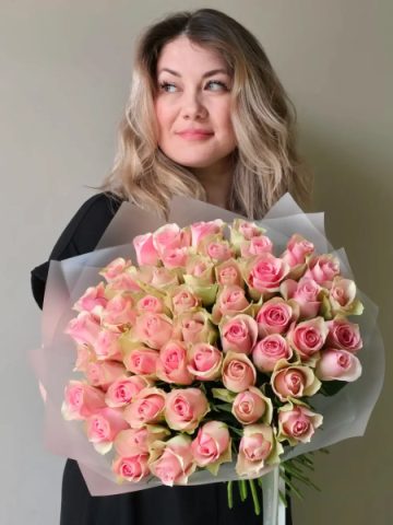Букет Розовое счастье