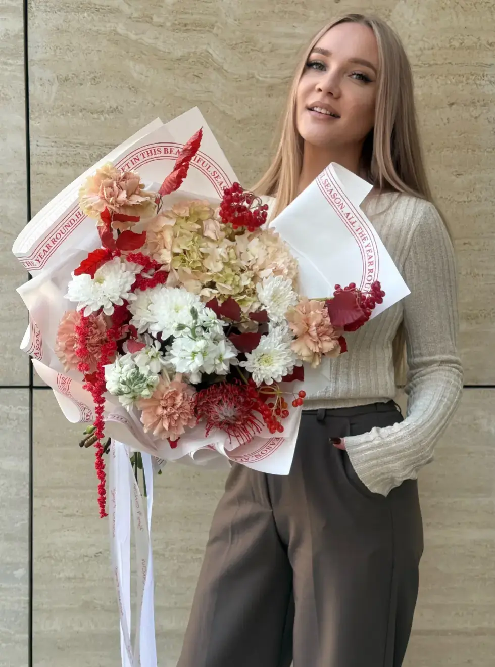 Букет Два сердца