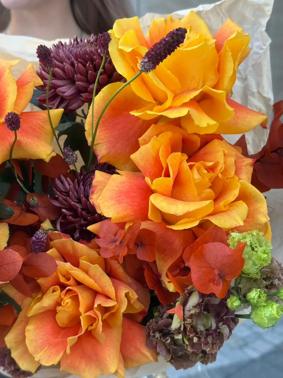 Букет Пламенный закат