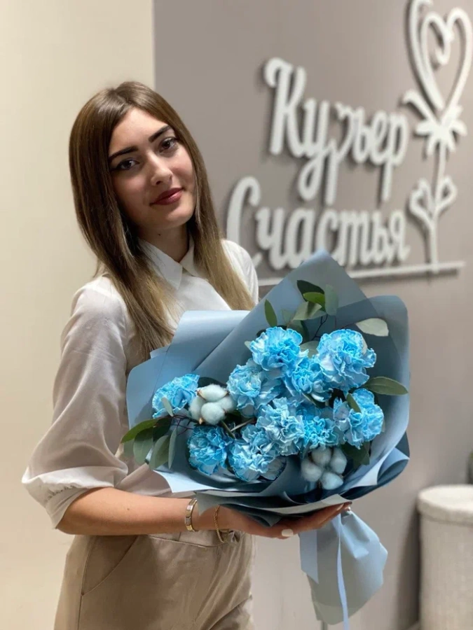Букет Голубая лагуна
